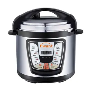 סיר לחץ 4 l Suppliers-Ewant מטבח ביתי מותאם אישית OEM 4 L רב פונקצית לחץ חשמלי סיר
