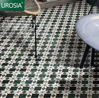 Parquet moderne de haute qualité pour appartement, salle de bain, cuisine, mur, sol, mosaïque en marbre