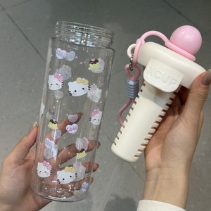 Xcup Cartoon Straw <b>Cup</b> 750Ml Two In One Lid Portable <b>Drink</b> <b>Cup</b> For Travel With Tea Strainer - Product Image 4