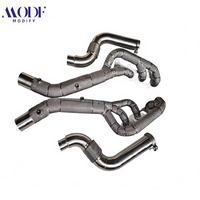 Collecteur d'échappement haute performance en acier inoxydable pour Ford Mustang GT 5.0L V8 2015-2026, collecteur d'échappement à tubes longs