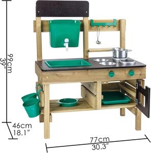 <span class=keywords><strong>Cuisine</strong></span> d'extérieur en bois et ensemble <span class=keywords><strong>de</strong></span> jeu alimentaire avec accessoires, <span class=keywords><strong>cuisine</strong></span> <span class=keywords><strong>de</strong></span> jeu pour tout-petits, vente chaude - Product Image 2