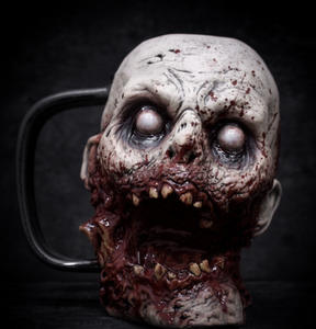 3D สุญญากาศลายหัวกะโหลกหัวผีทำจากสแตนเลสผนังสองชั้นฉนวนกันความร้อน12-24ชั่วโมงสำหรับหลังโรงเรียน - Product Image 4