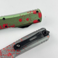 Ensemble de couteaux de camping EDC haut de gamme 2 pièces, outil multifonction, construction en alliage d'aluminium usiné avec précision, robuste et durable, OEM