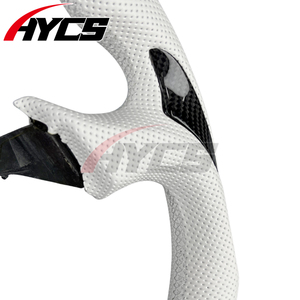 Volant de course personnalisé en fibre de carbone véritable pour Honda S2000 <span class=keywords><strong>CR</strong></span> Type S Acura Rsx Honda Civic Si, prend en charge l'affichage LED du régime moteur - Product Image 3