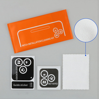 Kit d'outils de nettoyage personnalisé pour protecteur d'écran – Nettoyant sec et humide, absorbeur de poussière, kit de film de protection pour téléphone portable, ensemble d'outils d'installation