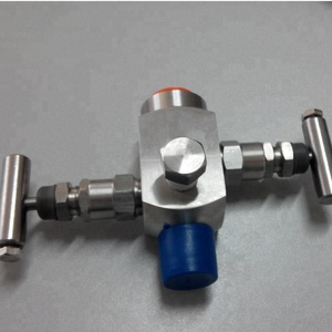 Collecteur d'instruments standard SS316L à 2 voies, filetage NPT 1/2'', purge d'isolation pour manomètre EJA 1 - Product Image 3
