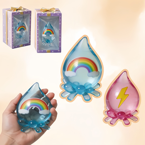Juguete Antiestrés de TPR Suave con Forma de Gota de Agua, en Caja, Bonito, Venta al por Mayor, Juguete Sensorial Personalizado - Product Image 1
