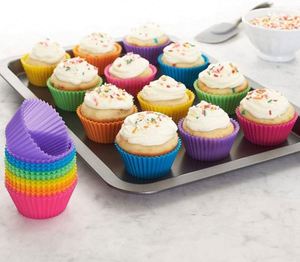 Moules à cupcakes en silicone, mini-gants de four en silicone et grands moules à muffins en silicone, outils de pâtisserie - Product Image 6