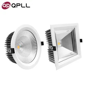 10W 15W 20W 30W 40W COB Dimmable IP65 Led Ceiling Down Light Recessed Housing Led Downlight