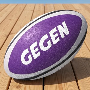 Ballon de rugby scolaire, équipement de sport physique, commande en gros, ballon d'entraînement durable à haute adhérence, fournitures sportives scolaires, ballon de rugby - Product Image 1