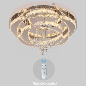 Op maat gemaakte LED kristallen plafondlamp gang verlichting plafondlamp appartement hotel decoratieve lampen - Product Image 1