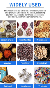 100g 200g Low Price Mini Desktop Semi-Automatic Nut Suger Coffee Salt Tea Bean Grain Seed Granule Bag Weighing Filling Machine - Product Image 6