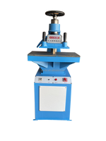 Vente chaude hydraulique 10T bras oscillant cuir Machine de découpe Clicker presse découpeuse utilisée dans l'usine de chaussures et de sacs