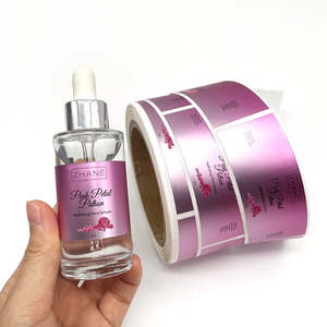 Etiquetas Adhesivas de Papel con Estampado en Caliente con Lámina Dorada, Etiquetas de Vinilo Transparente Personalizadas, Etiquetas Adhesivas Transparentes Impermeables con Logotipo - Product Image 5