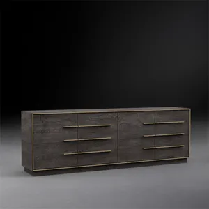 2021 new design wholesale dining oak wooden sideboard and hutch