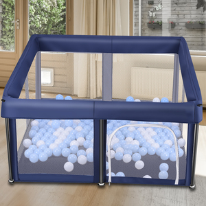 Parc de jeu carré pliable pour bébé, espace de sécurité intérieur pour tout-petits, chambre d'enfant, crèche, salon - Product Image 6