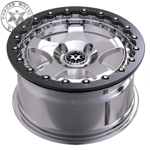 Ruedas Forjadas Viaol para Carreras de Drag, con Beadlock Pulido, 4x100 15x7/8J, Compatibles con Honda Civic EG / EK, <span class=keywords><strong>Mazda</strong></span> Miata / MX-5 - Product Image 2