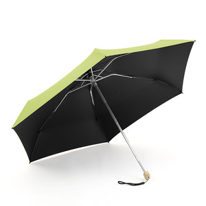 <span class=keywords><strong>Mini</strong></span> <span class=keywords><strong>parapluie</strong></span> de pluie plat à double usage pour femmes en stock 50% UPF manuel classique frais de poche UPF50 + <span class=keywords><strong>parapluie</strong></span> de pluie solaire - Product Image 5