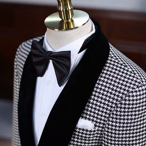 MTM hecho a medida hombres esmoquin trajes <span class=keywords><strong>de</strong></span> boda hecho a mano personalizado chaqueta pantalón <span class=keywords><strong>chaleco</strong></span> hombres <span class=keywords><strong>ceremonia</strong></span> fiesta traje Casual - Product Image 5