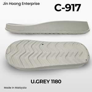 Zapatos Jin Hoong para Mujer C-917, Color Gris Claro, Suela de PVC Ultraligera con Plantilla Integrada y Diseño Ligero Antideslizante - Product Image 2