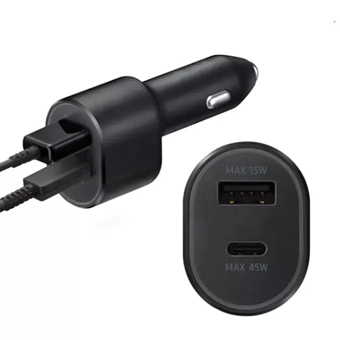 Original EP-L5300 5A USB C Car Charger Super Fast Charging PD 3.0 Two Ports 45W &15W Cable TYPE C For Samsung phone car adapter