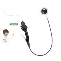 Laryngoscope endoscopique vétérinaire USB très économique, caméra flexible de 5,8 mm avec forceps de biopsie pour usage humain et animal