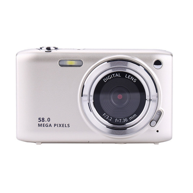 FHD 4K 58MP Digital Camera with 2.88" IPS Screen 16X Zoom, Macro Mode, 20Creative Filters
