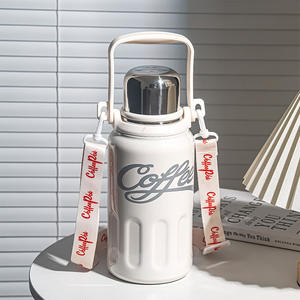 Botol Termos Stainless Steel Tebal Berkualitas Tinggi untuk Makanan, Botol Air Olahraga, Termos Coca-Cola - Product Image 4