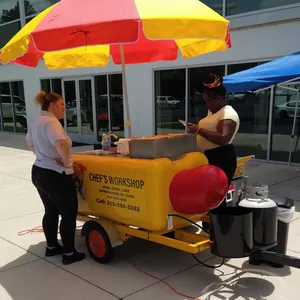 Carrito calentador de comida con ruedas, carrito de carga con ruedas, para aperitivos, precio de fábrica de China