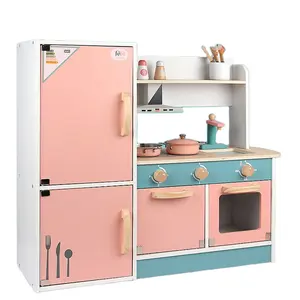 Kids Educational Toy Girls Cooking Pretend Play Kitchen Toys Sets Wooden