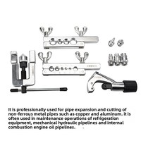 Kit d'élargissement et d'emboutissage de tubes en alliage d'aluminium de précision Great Wall (Modèle outil d'emboutissage et d'élargissement de tubes impérial-métrique)