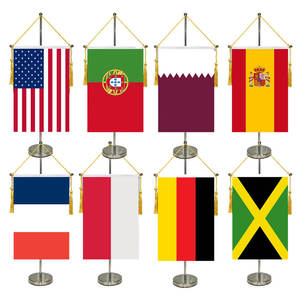 Mini drapeaux personnalisés pour tenir à la main bannière d'équipe d'événement sportif drapeau de bâton de football bannière de bureau de logo d'impression vierge par sublimation - Product Image 2