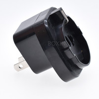 Adaptateur de prise US/EU/Italie vers US 2 broches 10A 250V USA, Canada, Mexique, Japon Adaptateur de voyage SD-6