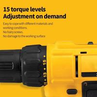 STEELTREKS Vente en gros de matériel, kit de perceuse à percussion sans fil 18V mini, moteur électrique à vitesse variable, outils électriques à batterie pour la maison, OEM
