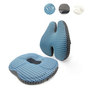 Almohada de espuma viscoelástica, cojín de soporte Lumbar y soporte de espalda para silla de oficina, coche, sofá, avión, asiento de oficina, almohada trasera - Product Image 6