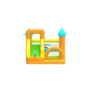 สไลเดอร์เป่าลมแบบพกพาสำหรับเด็กสวนสวนกระโดดพร้อมเครื่องเป่าลมสวนน้ำธีมทะเล - Product Image 3