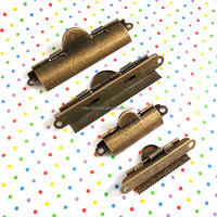 Old Vintage 70mm 110mm latón antiguo bronce multidiente carpeta Clip Metal dentado portapapeles Clip restaurante menús abrazadera de diente