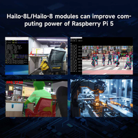 Placa de Expansión Raspberry Pi 5 Hailo 8L Hailo-8 Hailo-8L 13T 26T, Módulo de Expansión PCIe, Kit de IA, Kit de Inteligencia Artificial