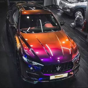 Haute qualité TPU voiture Wrap Film usine en gros changement <span class=keywords><strong>de</strong></span> couleur Top vinyle Wrap sans bulle sans bulle d'air pour toute la voiture - Product Image 2