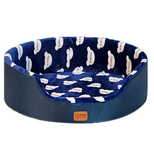 친환경 대형 개 애완 동물 소파 개집 이동식 빨 수면 매트 골든 리트리버 솔리드 패턴 크로스 보더 개 하우스 - Product Image 5