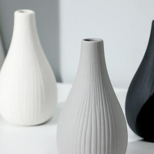 YBH moderne Simple <span class=keywords><strong>Mini</strong></span> Vase en céramique nordique maison décorative élégante fleur <span class=keywords><strong>Ware</strong></span> Design créatif <span class=keywords><strong>Mini</strong></span> Vase de Table - Product Image 3