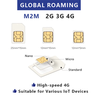 Carte SIM Mondiale du Fabricant YOGU 4G Carte SIM SMS 360 Mo Données Carte SIM pour Dispositif de Suivi GPS