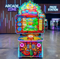 Machine de jeu vidéo d'intérieur à monnayeur, simulateur de loterie et de jeu de sauvetage de légumes