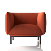Sofá Moderno para Sala de Espera, Muebles de Tela con Respaldo Alto para Recepción de Oficina, Sala de Visitas, Área de Reuniones, Sofá Comercial para Oficina