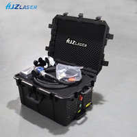 HJZ mejor precio 100W 200W 300W 500W 1000W máquina de limpieza láser de fibra pulsada para limpieza de eliminación de suciedad de pintura de óxido