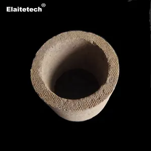 Vacuum forming fibra cerâmica exotérmica de riser riser de manga & febre calor-preservação-cabeça