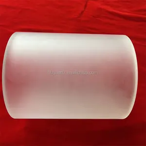 Customize Frosty Opaque Quartz Tube Silica Glass Tube