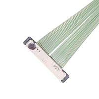 IPPEX 20380-R35T-16 Mikro-Koaxialkabel Kupferkern PVC-Mantel 0,4mm Abstand # 38- # 46 AWG Steckverbinder 20380 für Elektronische Anwendungen