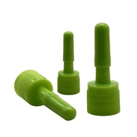 Bouchon de bouteille en plastique avec embout torsadé 20/410 24/410 28/410, embout long, bouchon de poche