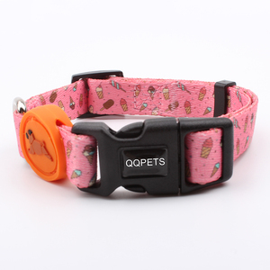 Collier de <span class=keywords><strong>chien</strong></span> imperméable avec lanière en polyester et nylon personnalisée en caoutchouc écologique, motif imprimé et décoration d'écharpe - Product Image 6